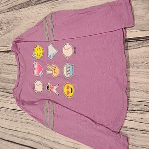 Justice Girls Long Sleeve Tee - Size 10